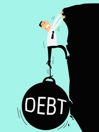 When in debt, don’t fret