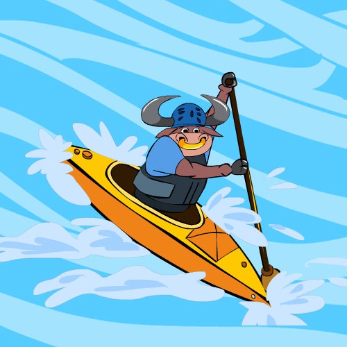 Like a canoer, don’t panic and paddle on with composure