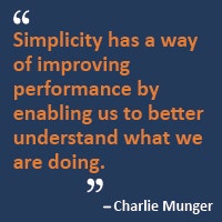 Simplicity has a way of improving performance by enabling us to better understand what we are doing.